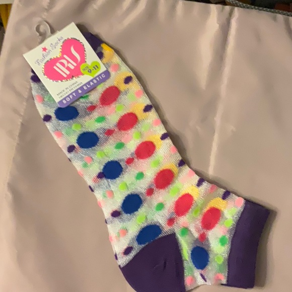 Sheer polka dot socks - Picture 1 of 3